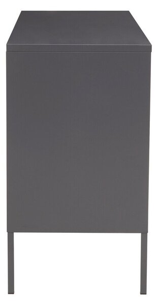 Сива стоманена витрина 140x80x45 cm Acier – Premier Housewares