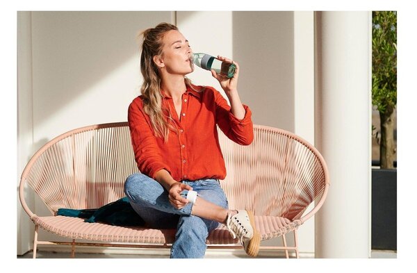 Светлозелена пластмасова бутилка 500 ml Ellipse – Mepal