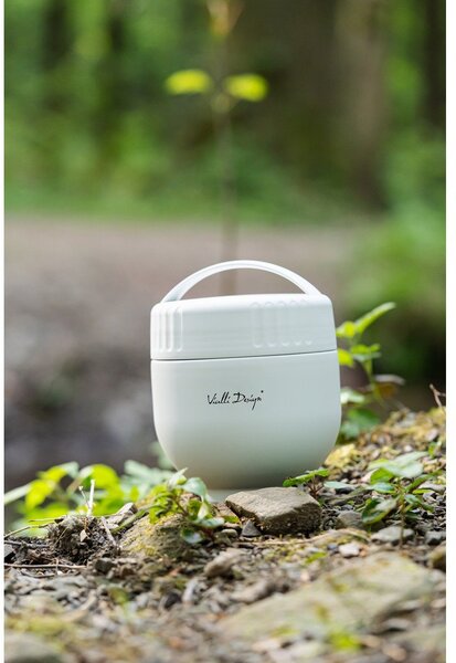 Бял термос за храна от неръждаема стомана 680 ml Fuori – Vialli Design
