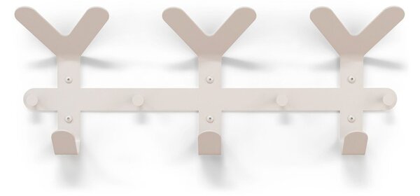 Кафяво-сива стоманена стенна закачалка 66 cm Frondo – Spinder Design