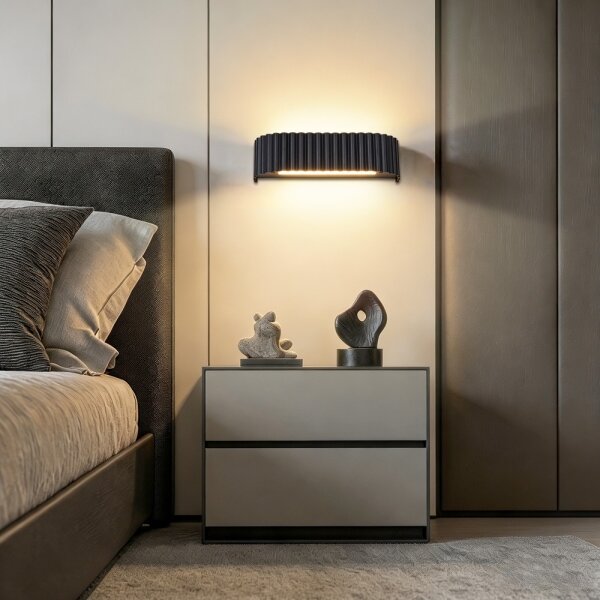 Brilagi - LED стенен аплик FALCON MODERN LED/10W/230V 30 cm 3000/4500/6000K черен
