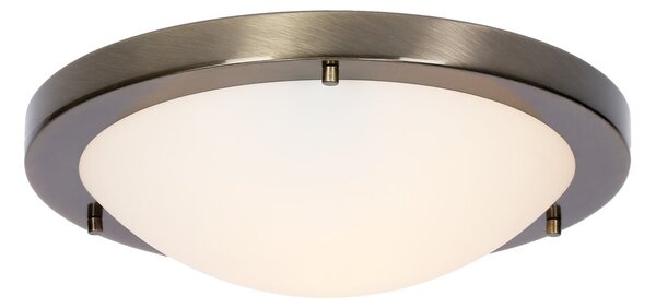 Лампа за таван в бронз със стъклен абажур ø 18 cm Aquila - Candellux Lighting