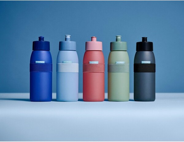 Светлозелена пластмасова бутилка 500 ml Ellipse – Mepal