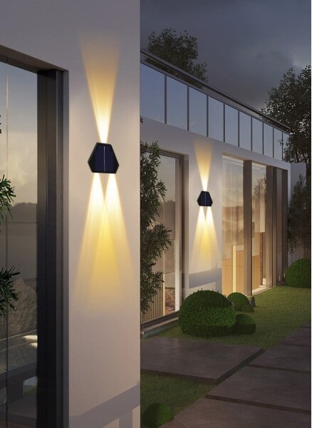 Immax 08488L - LED соларен стенен фенер с сензор LED/2W/5V IP54