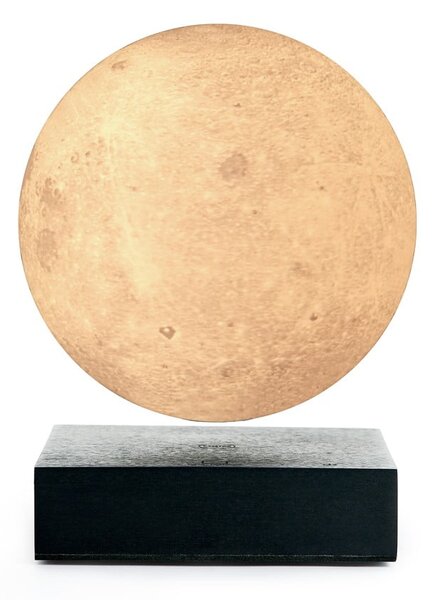 Черна LED настолна лампа (височина 14 cm) Moon – Gingko