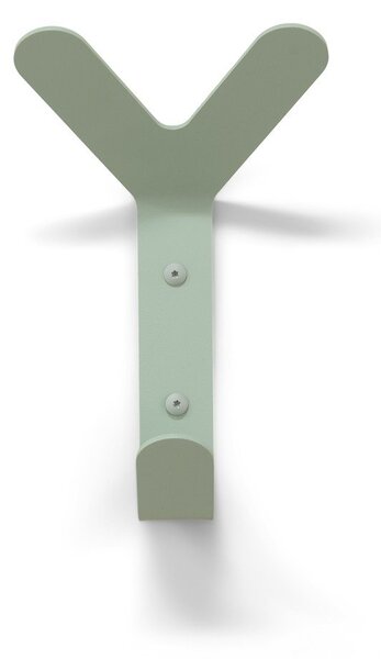 Сиво-зелена стенна стоманена кука Frondo – Spinder Design