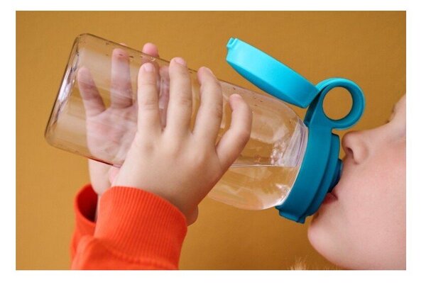 Пластмасова детска бутилка в цвят мента 600 ml Campus – Mepal