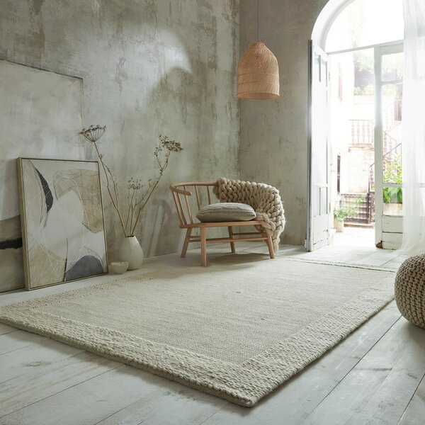 Бежов вълнен килим 170x120 cm Rue - Flair Rugs