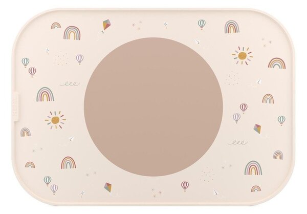 Пластмасова/силиконова детски постелки 28x40 cm Sunshine & Rainbow – Mepal
