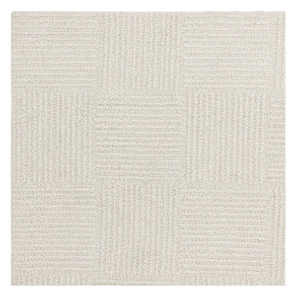 Ръчно изработен вълнен килим в цвят слонова кост 120x170 cm Zennith Grid – Asiatic Carpets