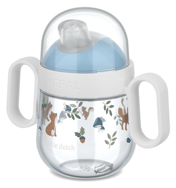 Светлосиня пластмасова детска чаша 200 ml Forest Friends by Little Dutch – Mepal