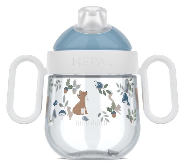 Светлосиня пластмасова детска чаша 200 ml Forest Friends by Little Dutch – Mepal