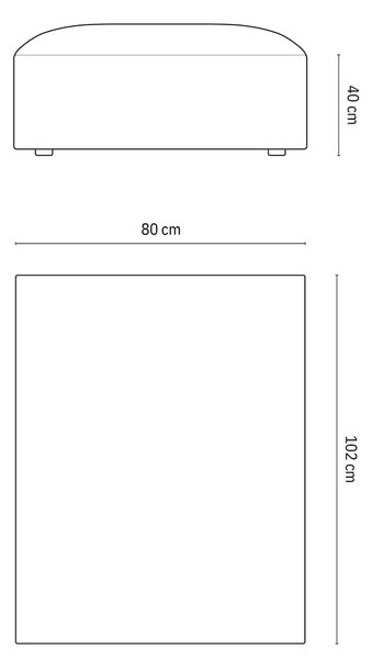 Зелена кадифена табуретка Jodie – Micadoni Home