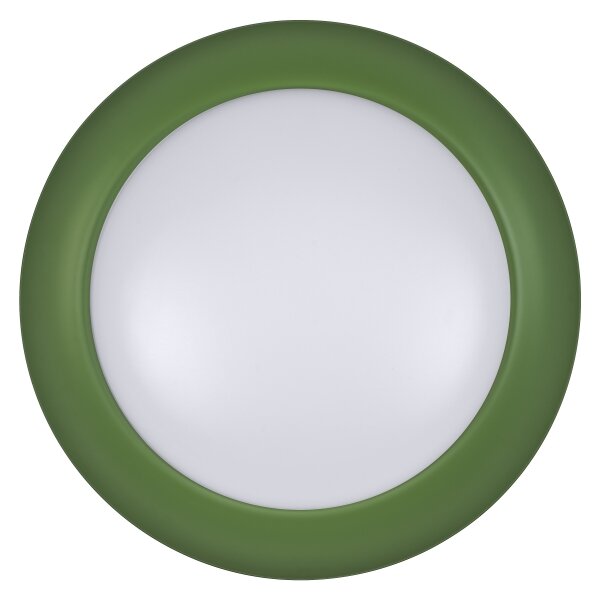 Osram - димируем LED плафон ORBIS PLATE LED/45W/230V Ø48 см, зелен/черен
