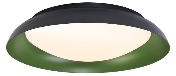 Osram - димируем LED плафон ORBIS PLATE LED/45W/230V Ø48 см, зелен/черен