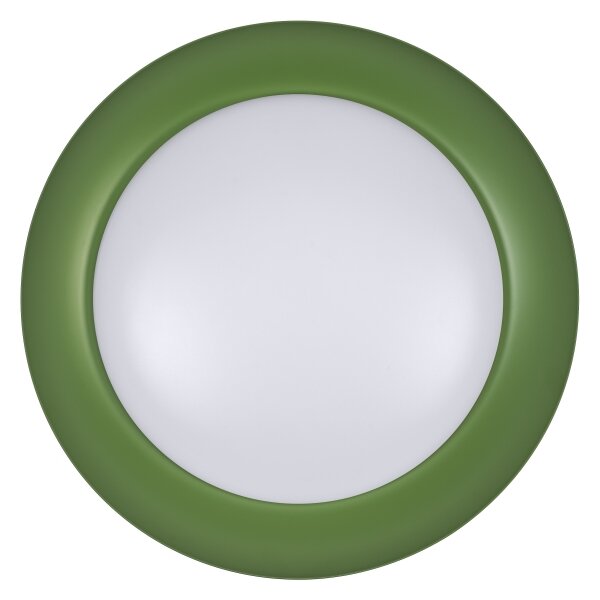 Osram - LED димируем таванен плафон ORBIS PLATE LED/35W/230V пр.43см зелен/черен