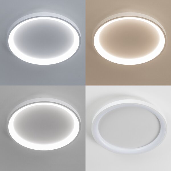 Brilagi -LED димируемо таванно осветително тяло FALCON SLIM LED/42W/230V Ø 50 см бяло +DO