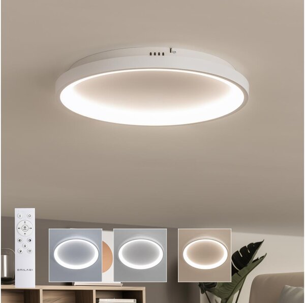 Brilagi -LED димируемо таванно осветително тяло FALCON SLIM LED/42W/230V Ø 50 см бяло +DO