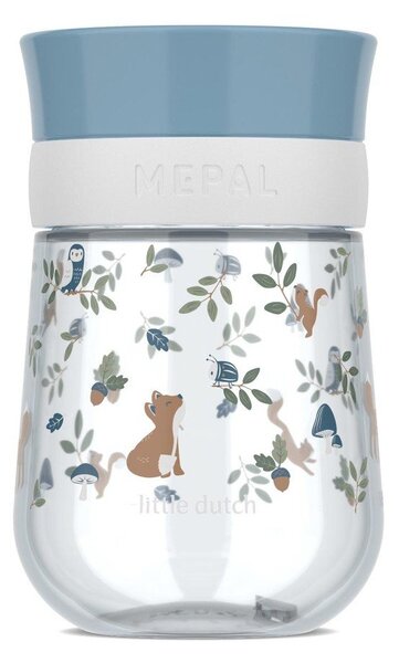 Светлосиня пластмасова детска чаша 300 ml Forest Friends by Little Dutch – Mepal