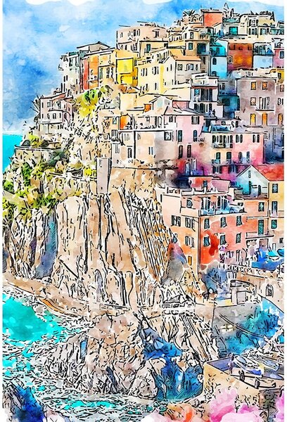 Картина 40x60 cm Manarola - Fedkolor