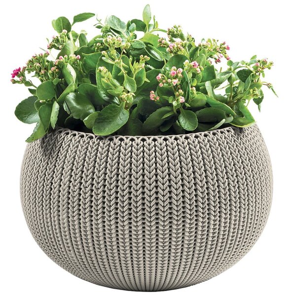 Пластмасова висяща стенна саксия за цветя ø 36 cm Cozy – Keter