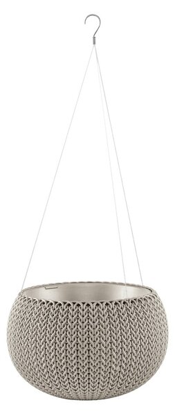 Пластмасова висяща стенна саксия за цветя ø 36 cm Cozy – Keter