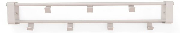 Кафяво-сива стоманена стенна закачалка с рафт 60 cm Rex – Spinder Design