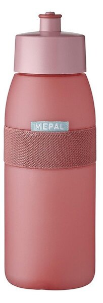 Светлочервена пластмасова бутилка 500 ml Ellipse – Mepal