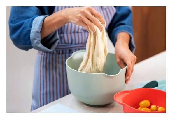 Светлозелена пластмасова купа ø 22 cm Chef It – Mepal