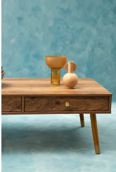 Масичка за кафе в тъмно естествен цвят 59x110 cm Frida – Premier Housewares