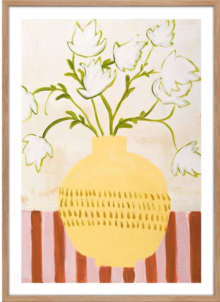 Картина 52x72 cm Yellow Vase – Malerifabrikken