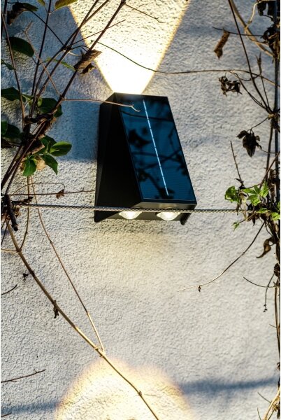 Immax 08490L - LED соларен стенен фенер с сензор LED/2W/5V IP54
