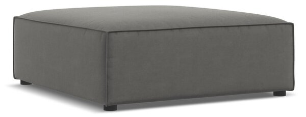 Сива кадифена табуретка Jodie – Micadoni Home