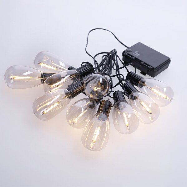 Brilagi - LED външна гирлянда 10xLED/3xAA 3,2m IP44 топла бяла