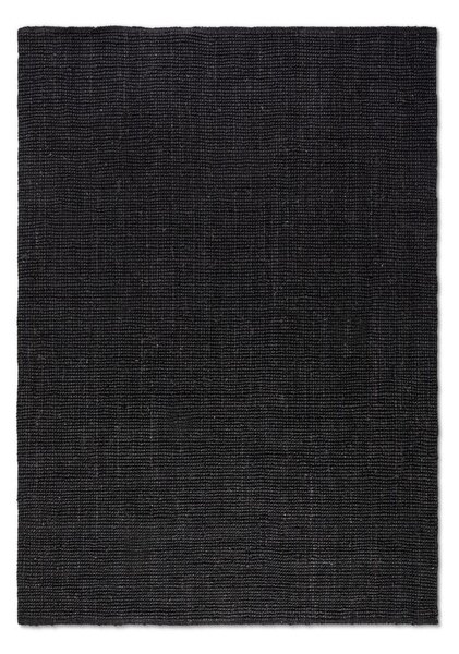 Черен килим от юта 60x90 cm Bouclé - Hanse Home