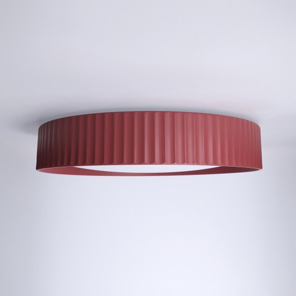 Brilagi-LED Димируемо таванно осветително тяло LUCIA LED/48W/230V Ø 41 cm червено + дистанционно управление