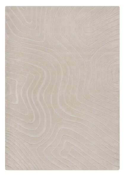 Кремав ръчно изработен вълнен килим 120x170 cm Mesmerise Natural – Flair Rugs