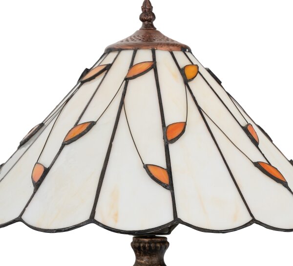 Brilagi - Витражна настолна лампа в стил Tiffany FOLIA 2xE27/60W/230V