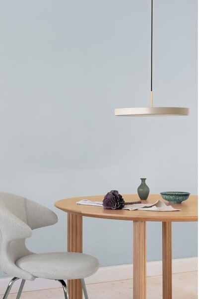 Кремаво LED затъмняващо се висящо осветително тяло с метален абажур ø 43 cm Asteria Plus Medium – UMAGE