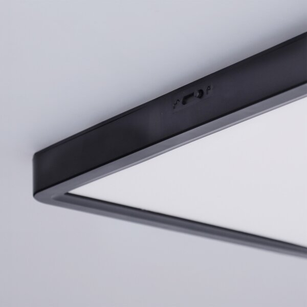 Brilagi - LED димируемо таванно осветително тяло ESTELA SQUARE LED/36W/230V 31x31 cm черно + дистанционно управление