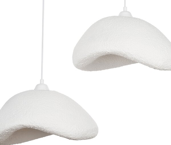 Brilagi - Полилей на кабел WABI SABI 2xE27/40W/230V Ø 74 cm бял