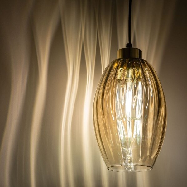 LED полилей на кабел SEBO 1xE27/15W/230V черен/димно-бежов