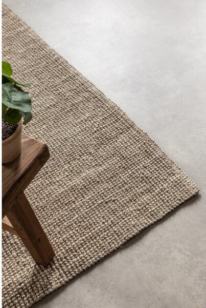 Бежов килим от юта 120x170 cm Bouclé - Hanse Home