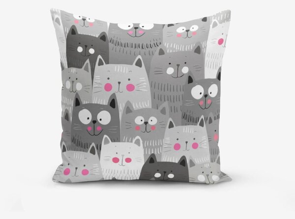 Калъфка за възглавница от памучна смес Catty, 45 x 45 cm Catcikler - Minimalist Cushion Covers