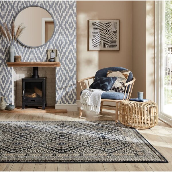 Тъмносин килим 80x154 cm Babylon – Flair Rugs