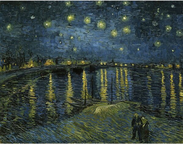 Живопис - репродукция 50x40 cm The Starry Night, Vincent van Gogh - Fedkolor