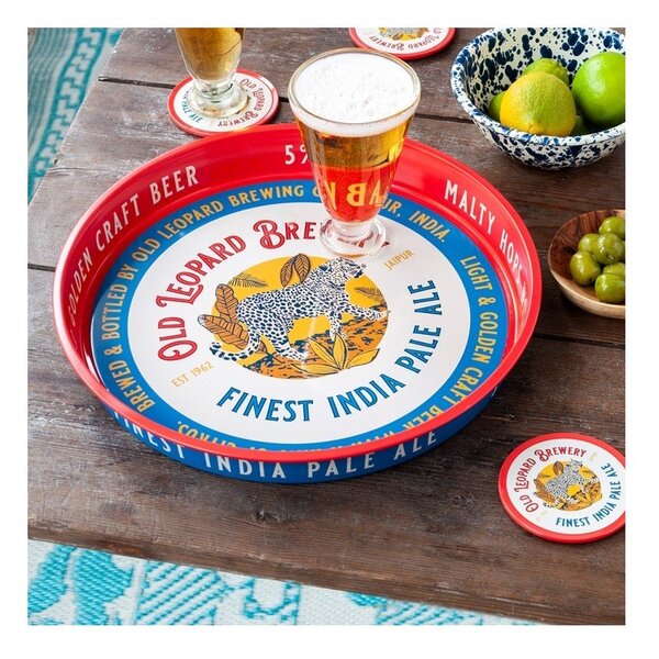 Метална тава ø 33 cm Old Leopard Brewery – Rex London