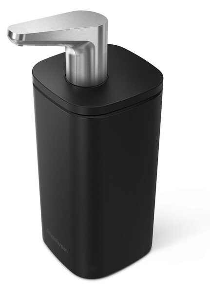 Дозатор за сапун от матова черна стомана 295 ml - simplehuman