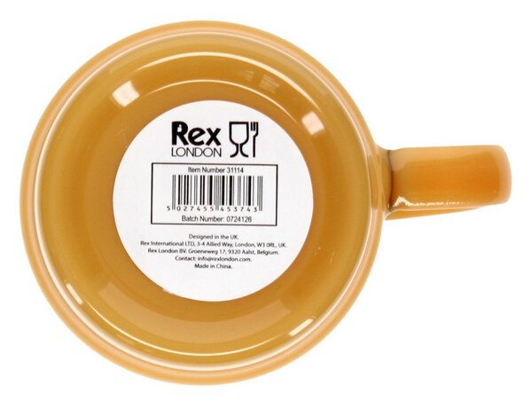 Стъклена чаша в цвят горчица 280 ml – Rex London