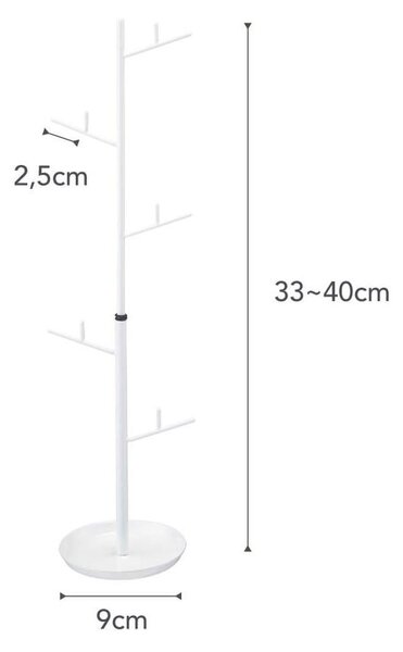 Бяла стойка за бижута Branch - YAMAZAKI